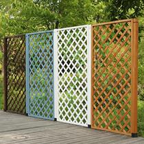 Anti-corrosive wood fence fence outdoor garden Courtyard Fence Fence barrier Grid partitions Outdoor Climbing Vines Shelf