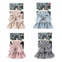 Pet Cat Dog Supplies Anti-Escape Breathable adjustable Korean version Great Butterfly knot Princess Skirt Vest Style Traction Rope