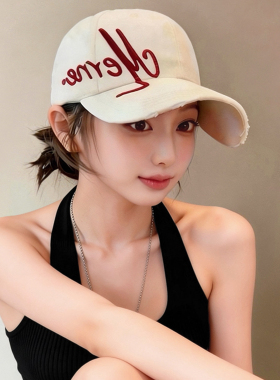 春夏大头围宽檐显脸小棒球帽硬顶