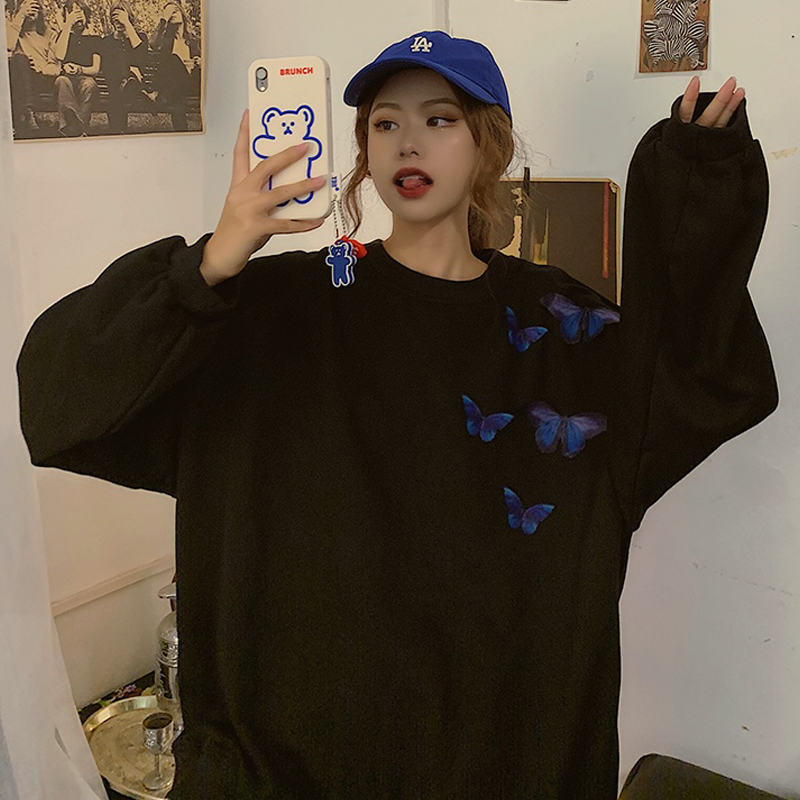 高街定制设计感小众waitmore潮卫衣 萧莲卫衣/绒衫