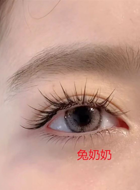 好轻盈兔奶奶假睫毛FK26 自然纤长化妆师推荐假睫毛眼尾拉长款