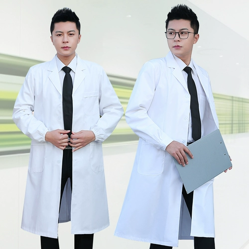 Белый халат, химическая летняя униформа врача, делается под заказ, короткий рукав