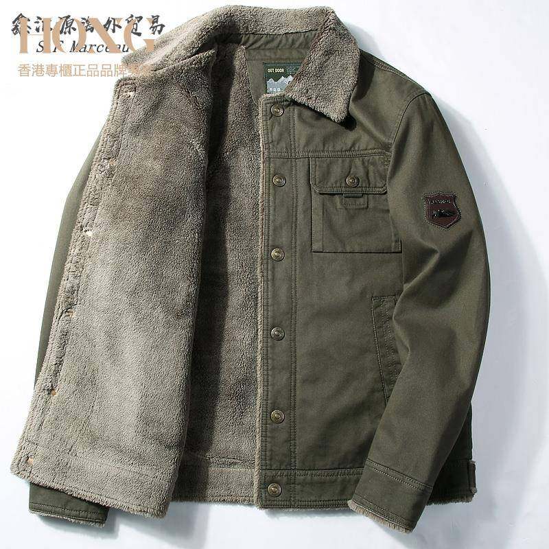 S.F Marceau~出口德国~轻奢品质！男士天鹅绒工作服，纯棉羊绒夹 - 图3