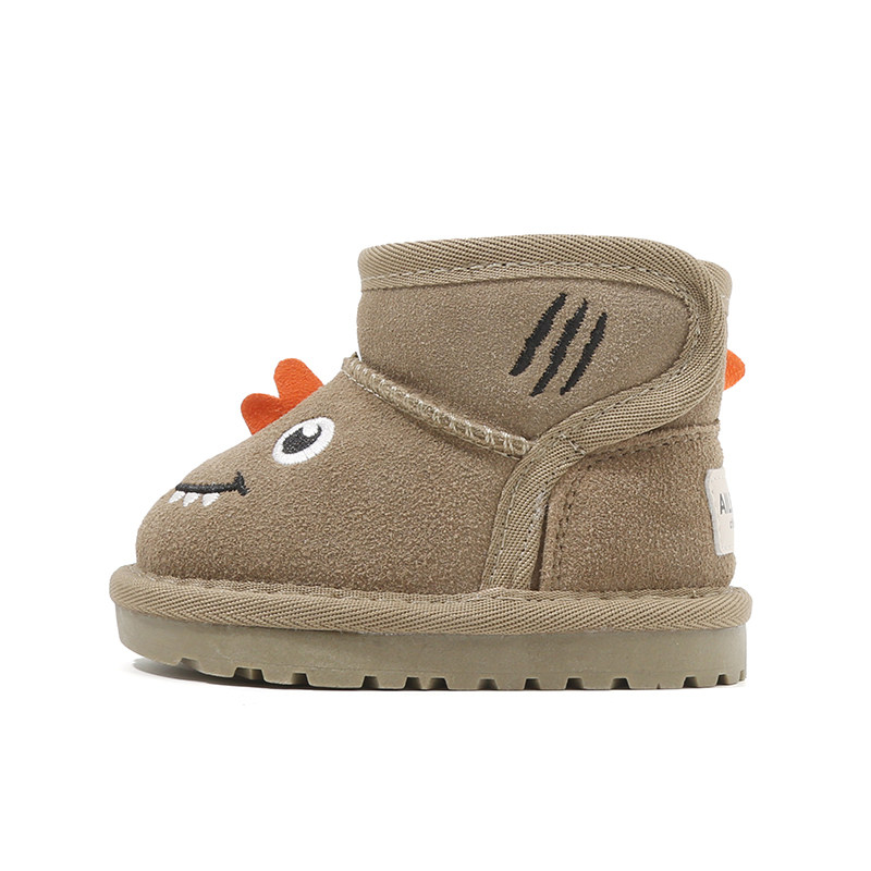 DR.DORA朵拉博士冬季儿童雪地靴宝宝棉鞋男小童小怪兽短靴女学步,淘宝优惠券,粉丝福利购,淘宝优惠卷