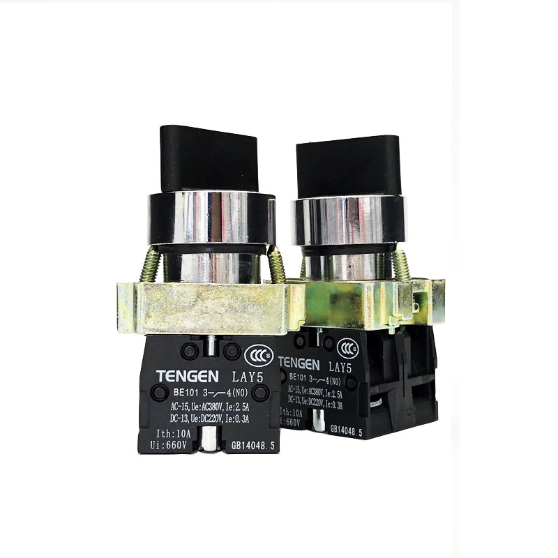 TENGEN天正 LAY5-BD21 BD25 BD33 BA3141旋钮开关NP2旋转按钮开关_虎窝淘