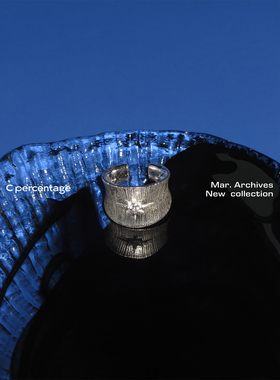 【03.09新品】c percentage 北极星戒指