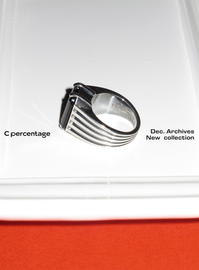 c percentage 原创设计复古铜镀水晶石个性百搭做旧茶水晶戒指