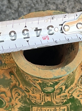 老物件天然老岫玉石乾隆年制高古玉古玩仿古玉器摆件宝瓶花瓶福寿