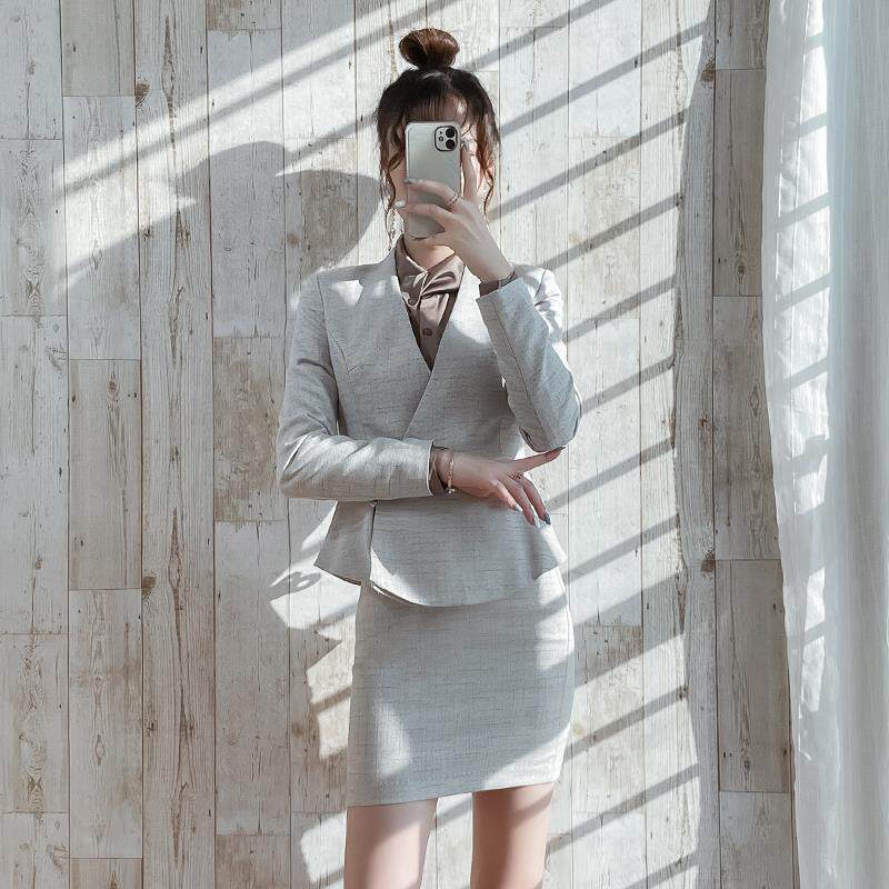 职业装女套装酒店制服气质2024新款整形医院咨询师小西装外套工装