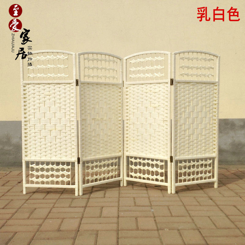 幼儿园小屏风隔断宠物区域围栏儿童房隔断装饰栏草藤编织折屏特价,淘宝优惠券,粉丝福利购,淘宝优惠卷