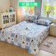 Pure cotton bed sheets single piece summer single double pink purple blue plaid cotton 2025 new style boy student dormitory