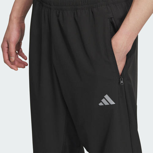 Adidas阿迪达斯裤子男士官方正品春季新款跑步长裤黑色快干运动裤 - 图2