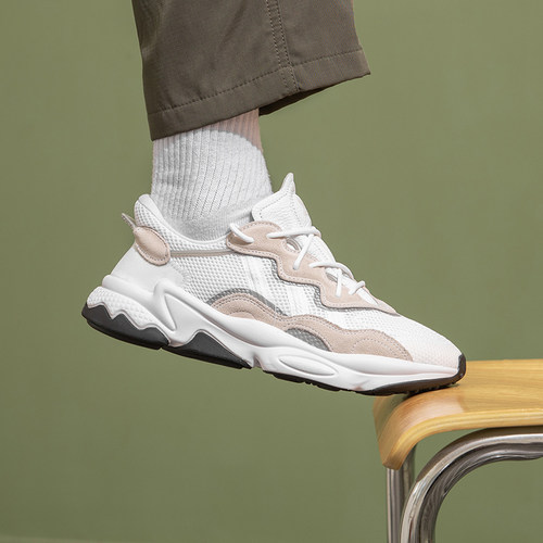 Adidas阿迪达斯三叶草女鞋正品官方夏季新款网面跑步鞋休闲运动鞋 - 图3