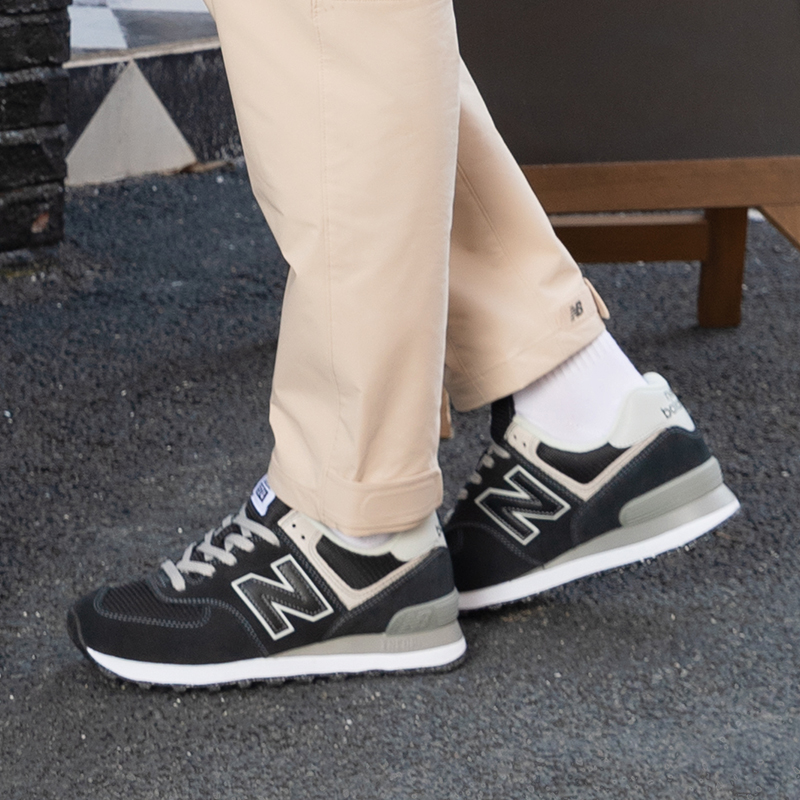 New Balance男鞋女鞋官方旗舰新款鞋子NB574黑色跑步鞋休闲运动鞋