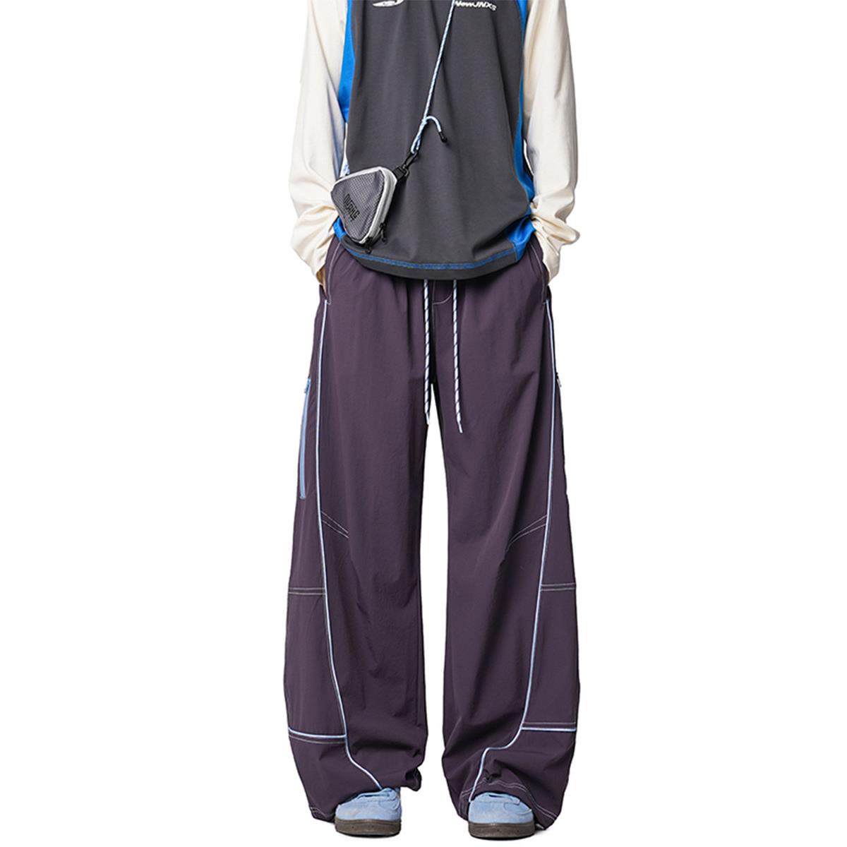 it neith BIAS潮牌机能哈苏线伞兵冲锋裤男登山裤宽松阔腿休闲裤,淘宝优惠券,粉丝福利购,淘宝优惠卷