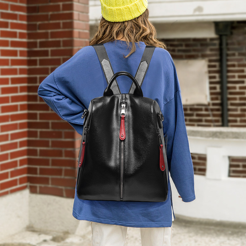 2020新款潮韩版软皮女士女包双肩包 今及箱包双肩背包