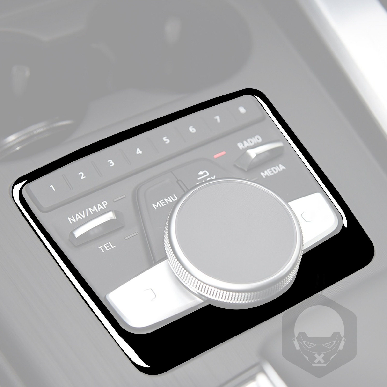 适用17-19奥迪新A4La4b9迷你显示板钢琴黑亮黑汽车内饰改装装饰,淘宝优惠券,粉丝福利购,淘宝优惠卷