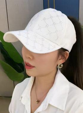 帽子女大帽檐鸭舌帽遮阳帽棒球帽