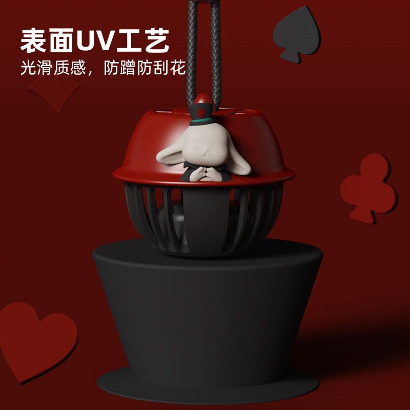 潮玩马戏团铃铛无叶挂脖风扇充电学生手持儿童便携USB迷你小风扇,淘宝优惠券,粉丝福利购,淘宝优惠卷