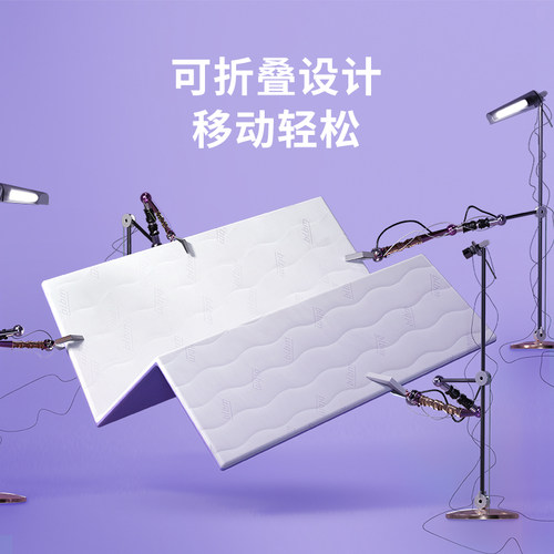 菠萝斑马空气纤维床垫家用租房学生宿舍薄榻榻米硬垫非乳胶可折叠 - 图1