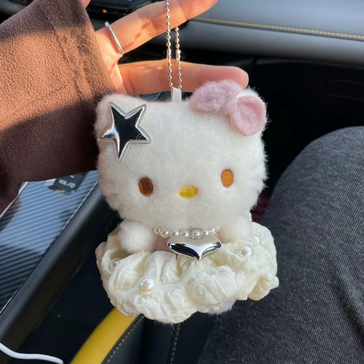 helloKitty挂件可爱泡泡裙凯蒂猫公仔高颜值毛绒玩偶书包挂饰女生 - 图1