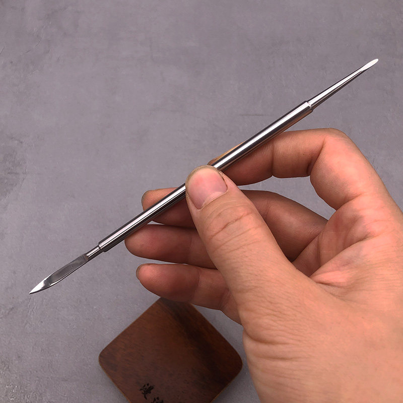 软陶细工棒雕刻纹理工具刀美国土粘土塑型人偶雕塑不锈钢棒针,淘宝优惠券,粉丝福利购,淘宝优惠卷