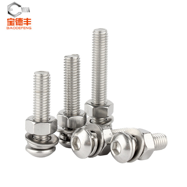 Round head hexagonal set