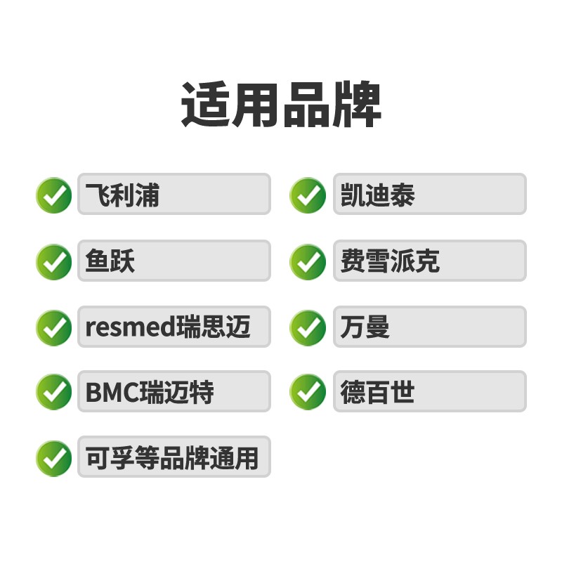 鱼跃呼吸机面罩家用睡眠呼吸器鼻罩头戴口鼻罩原装通用型配件系列-图0