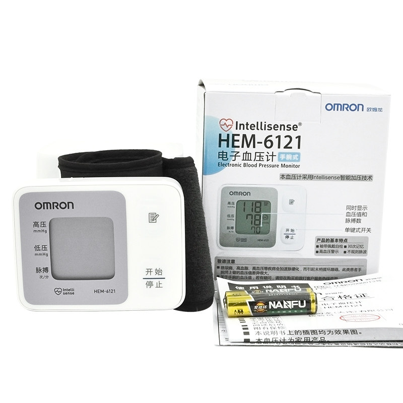 欧姆龙hem-6121家用老人电子血压计 健瑞医疗器械血压计（电子血压计）