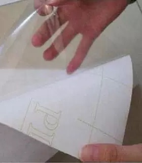 广告刻字透明墙贴转移膜定位膜