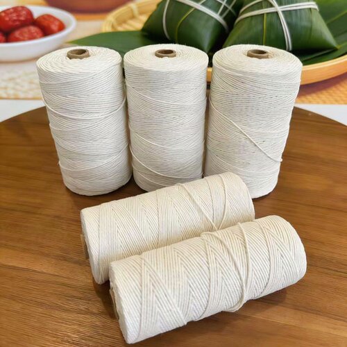 粽子绳包粽子扎粽子棉线捆粽子专用绳子吊腊肠腊肉绑螃蟹棉绳全棉 - 图3