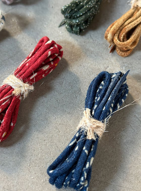 台湾Yves工坊 搭配度满分 手工制作复古元年古布布绳项链