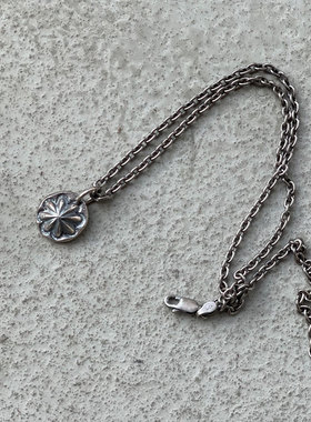 kazoo日本手工古董银币立体吊坠