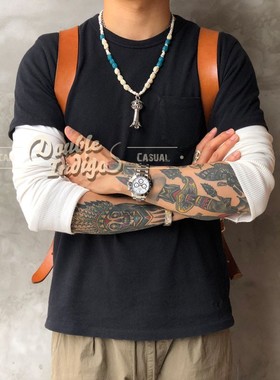 南瓜珠条纹珠日本制南瓜花项链