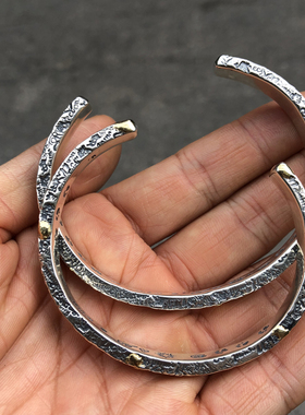 wall手工四面涂鸦骷髅鎏金银饰