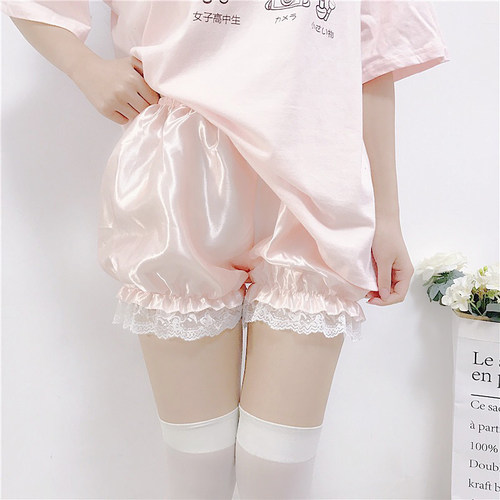 可爱南瓜裤lolita安全裤打底裤宽松夏少女软妹防走光薄款蓬蓬日系 - 图0