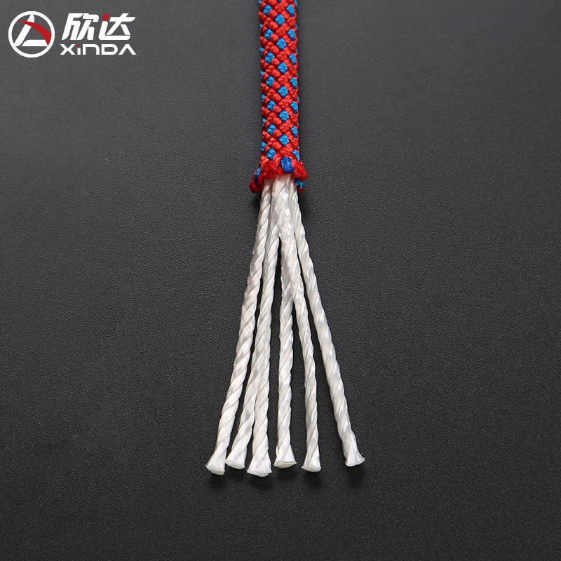 6mm knot-grabbing practice little red school bag bag with the same auxiliary rope