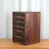 North American black walnut six-layer drawer storage cabinet