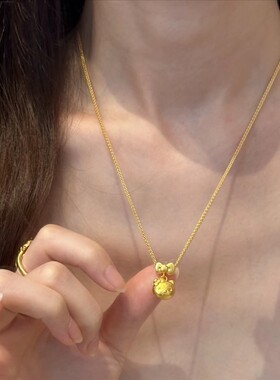 小红书同款kitty猫咪吊坠戒指女款 久不掉色可爱风卡通首饰品指环