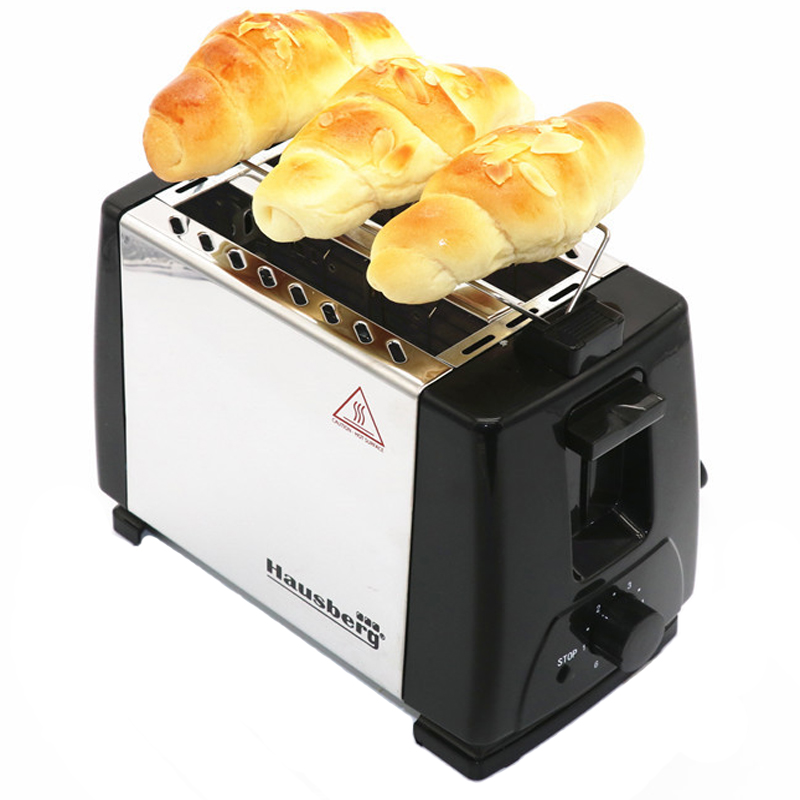 多士炉烤面包机吐司机烘烤架解冻再加热不锈钢2片slice toaster - 图3