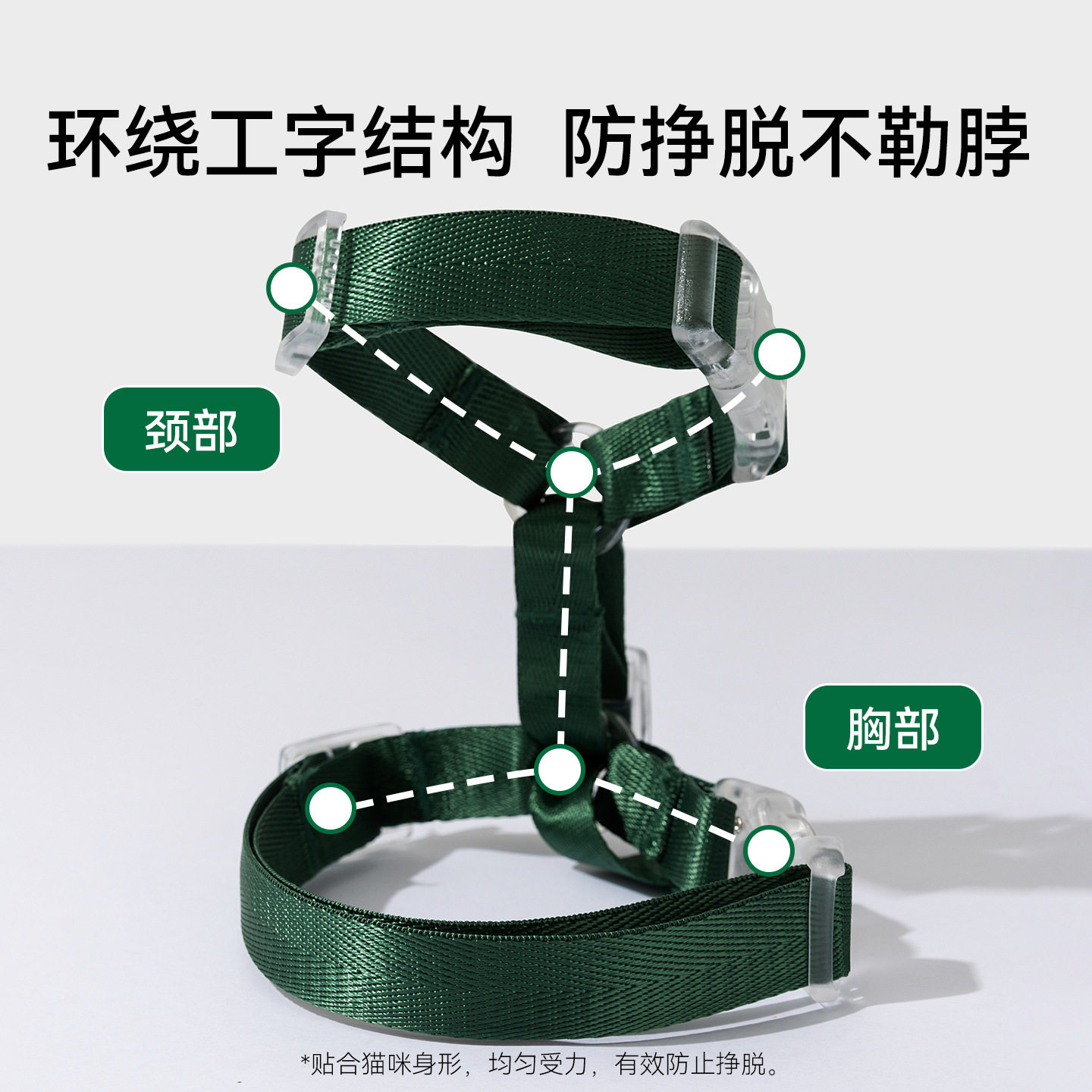 神经猫炫彩发光工字牵引绳可调节轻便防挣脱不勒夜行神器猫咪牵引,淘宝优惠券,粉丝福利购,淘宝优惠卷