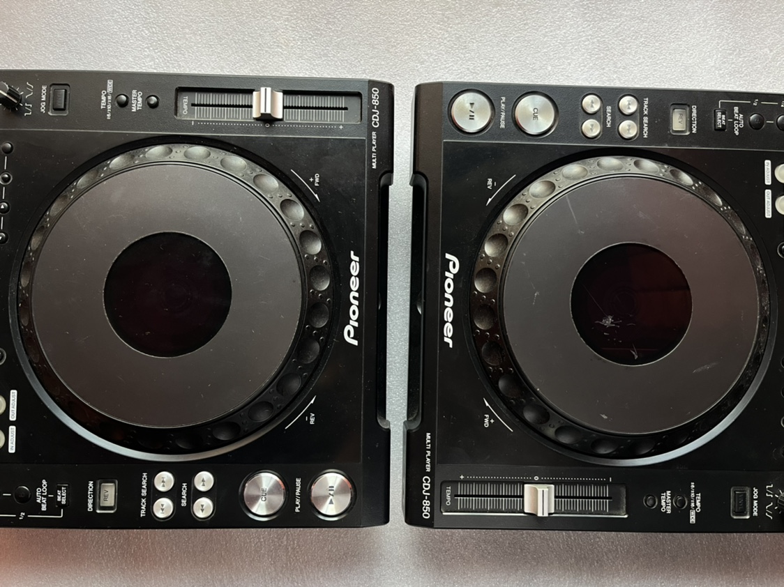 先锋打碟机850 cdj-850 一对价 u盘打碟机 cd不读碟 其它正常使用 - 图1