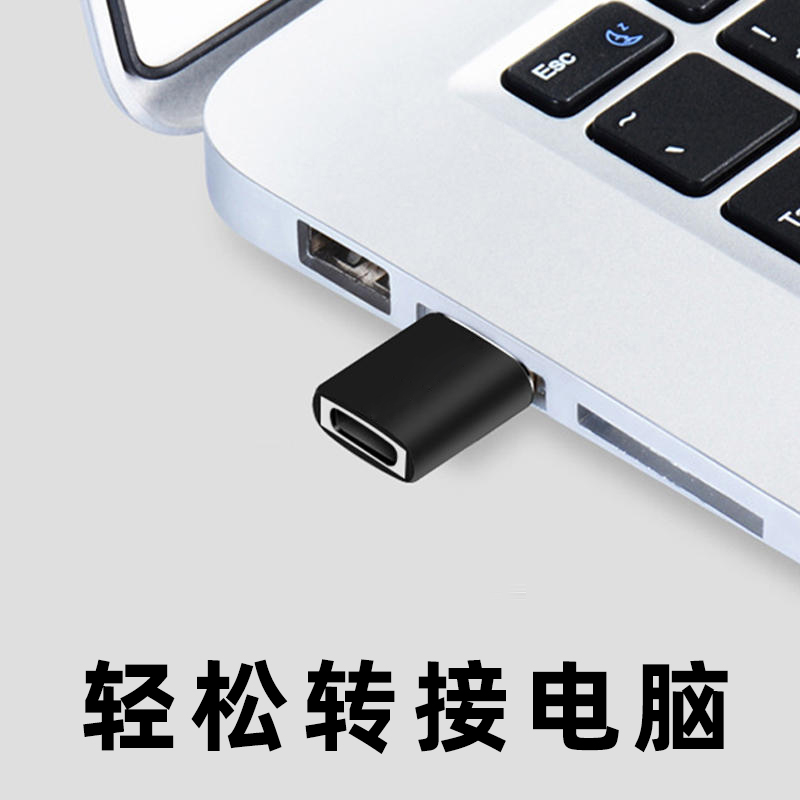 适用于ROG玩家国度华硕棱镜S/幻高达精英耳机USB-C转USB-A转接头转换器连USB电脑转换头TYPE-C高清音频转接器