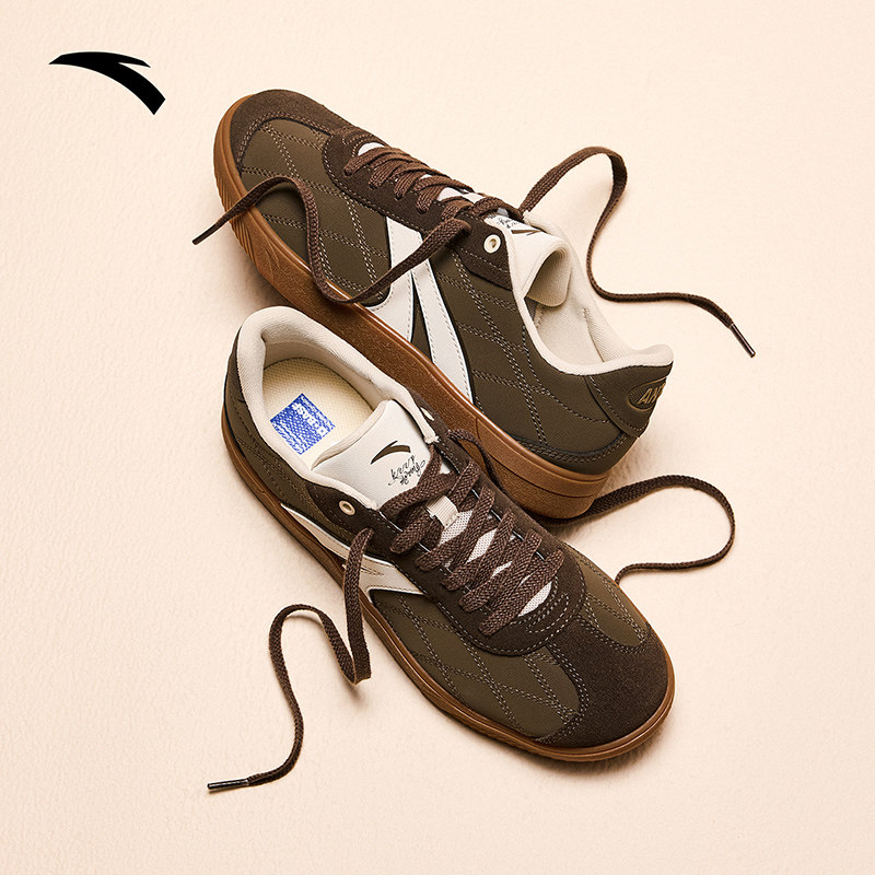 安踏TT鞋丨足球风德训鞋薄底低帮男T头鞋冬季新款时尚板鞋运动鞋,淘宝优惠券,粉丝福利购,淘宝优惠卷