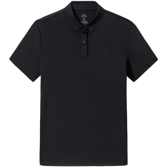 安踏速干polo衫正肩短袖女士夏季新款透气网球羽毛球翻领t恤上衣