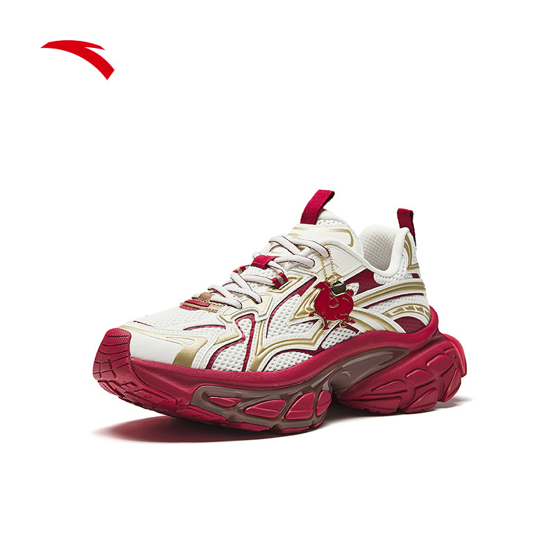 安踏扶摇丨马年新年款红色老爹鞋男2026春季新款休闲鞋112618899,淘宝优惠券,粉丝福利购,淘宝优惠卷