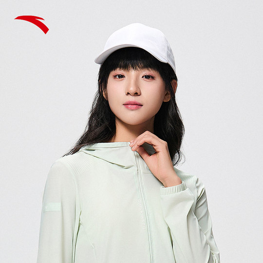 安踏运动帽棒球帽遮阳帽空顶帽透气通勤跑步网球复古刺绣鸭舌帽子