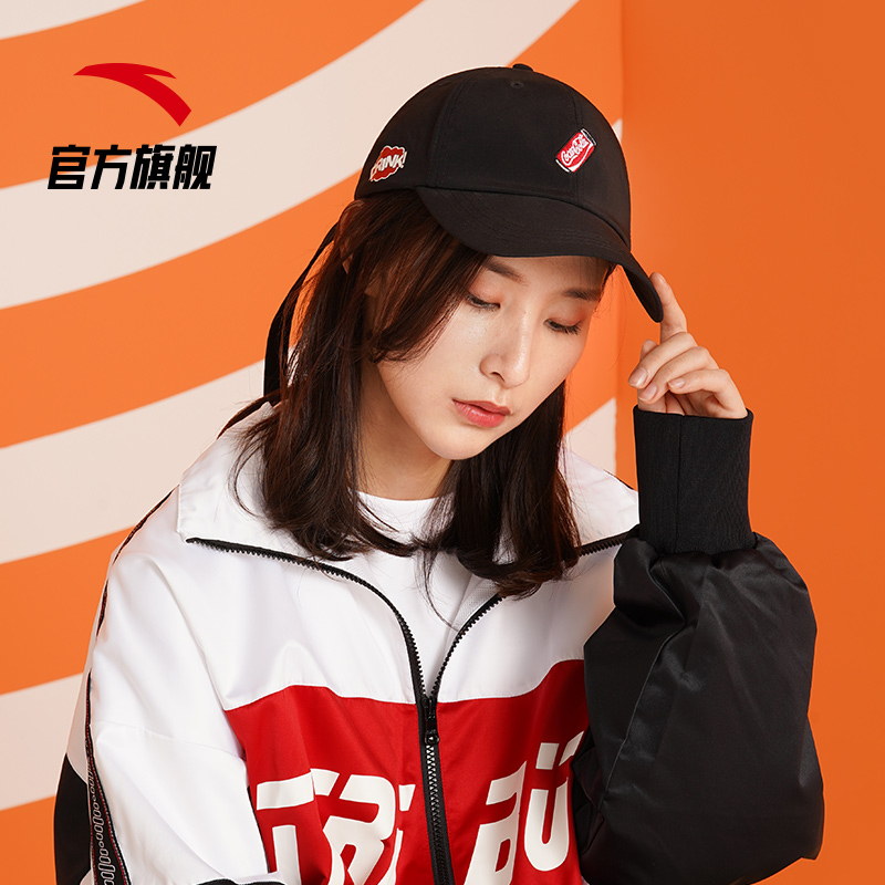 安踏官方网店安踏可口可乐联名帽子春季新款遮阳帽鸭舌运动帽男女情侣出街潮帽2