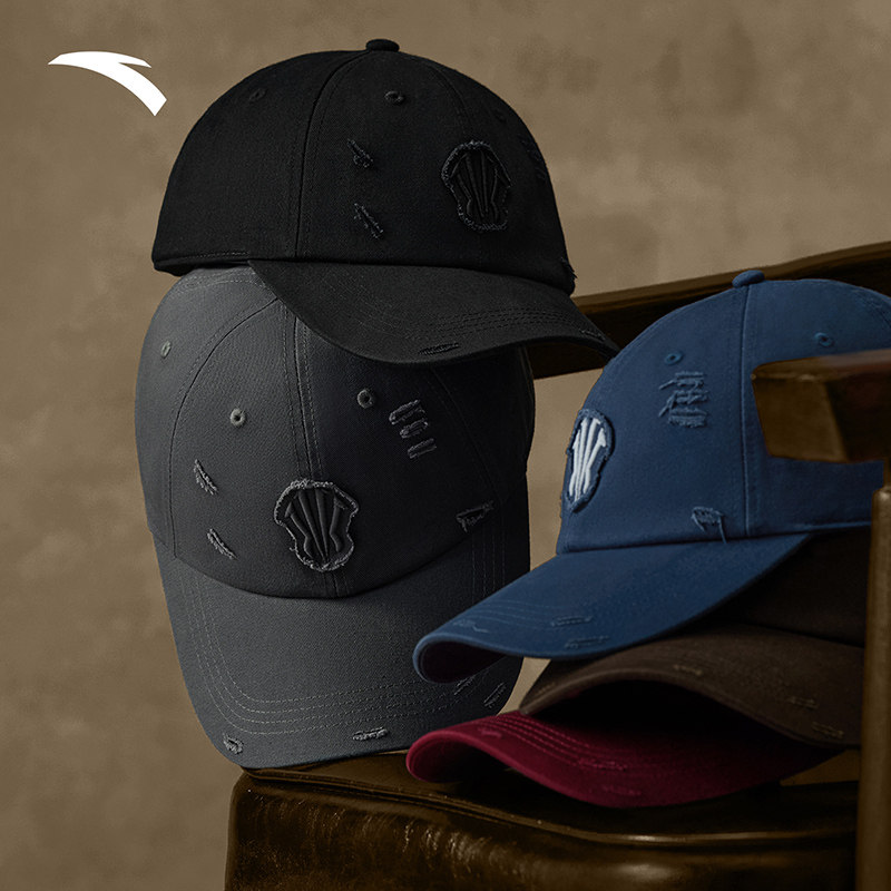 安踏·凯里欧文系列丨棒球帽男女运动休闲平檐帽鸭舌帽刺绣运动帽