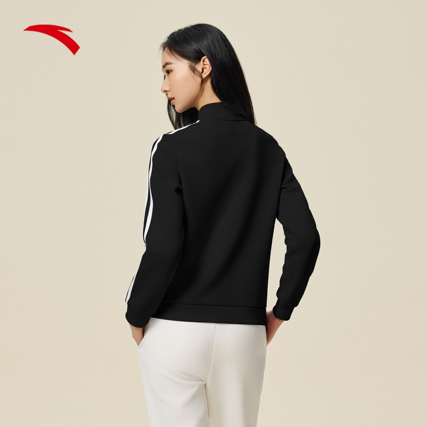 安踏易打理外套丨立领针织开衫女冬季新款训练运动上衣162547701,淘宝优惠券,粉丝福利购,淘宝优惠卷